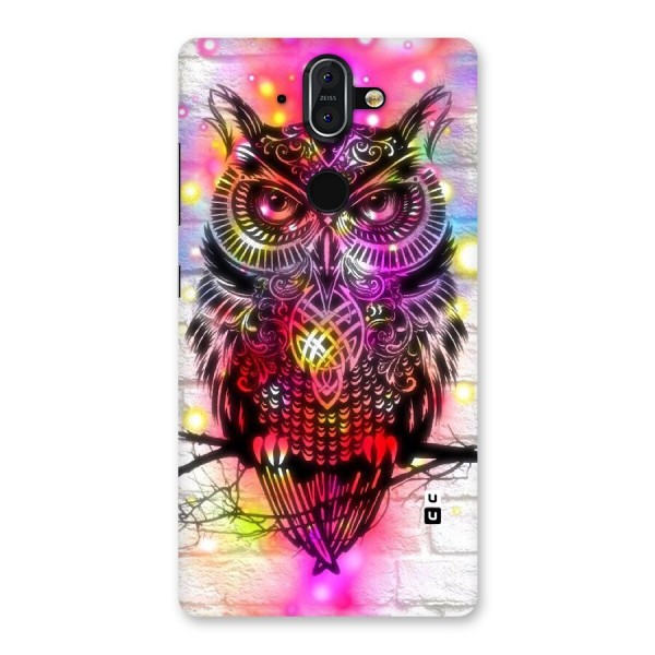 Colourful Owl Back Case for Nokia 8 Sirocco