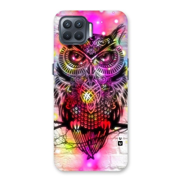 Colourful Owl Back Case for Oppo F17 Pro