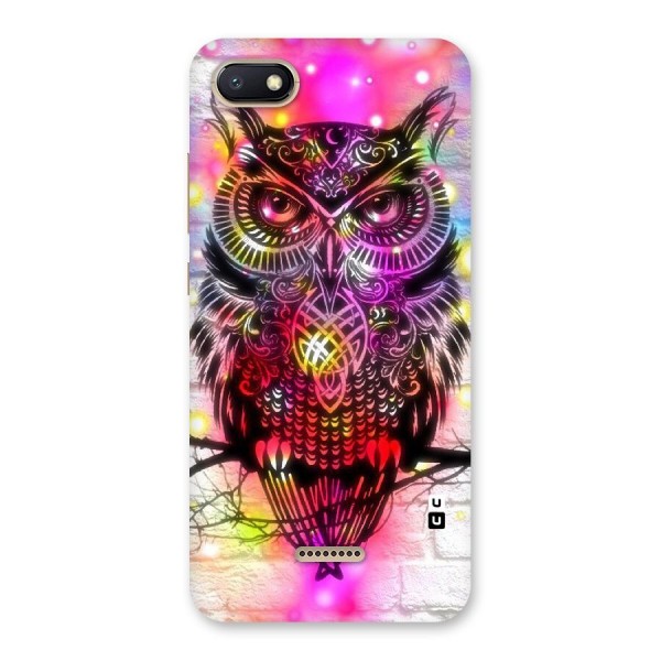 Colourful Owl Back Case for Redmi 6A