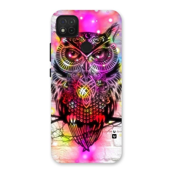 Colourful Owl Back Case for Redmi 9C