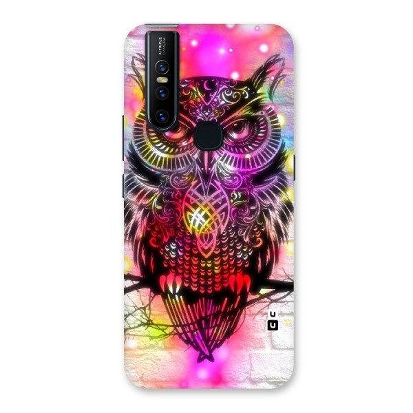 Colourful Owl Back Case for Vivo V15