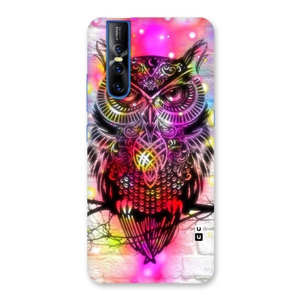 Colourful Owl Back Case for Vivo V15 Pro