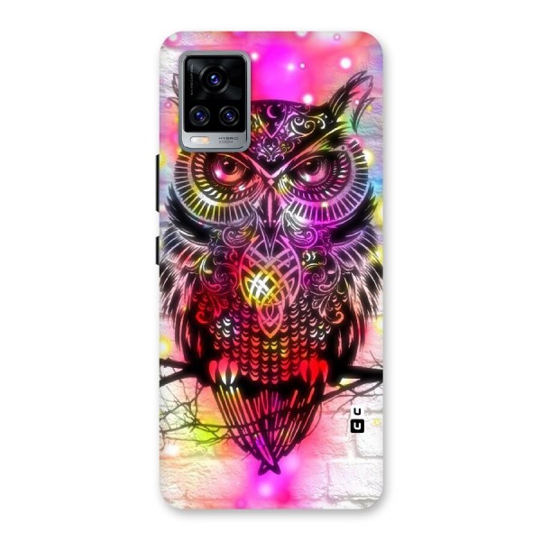 Colourful Owl Back Case for Vivo V20 Pro