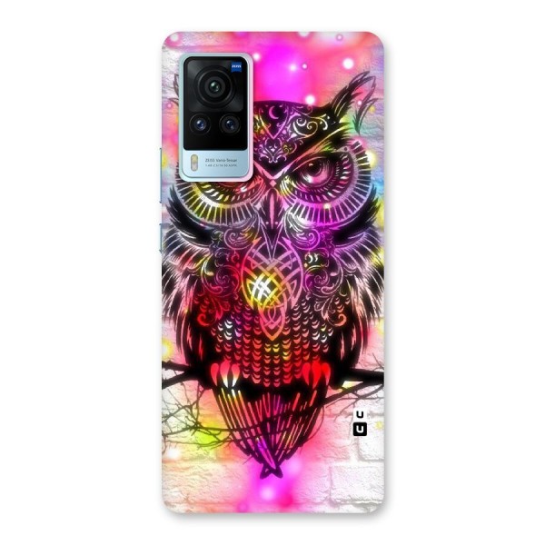 Colourful Owl Back Case for Vivo X60 Pro