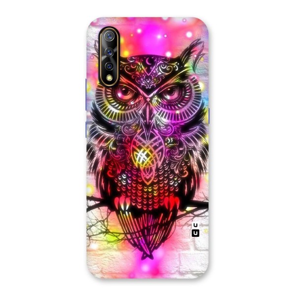 Colourful Owl Back Case for Vivo Z1x