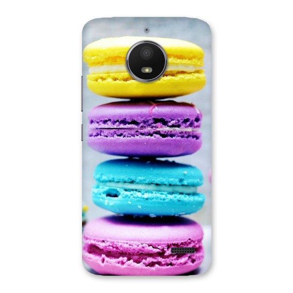 Colourful Whoopie Pies Back Case for Moto E4