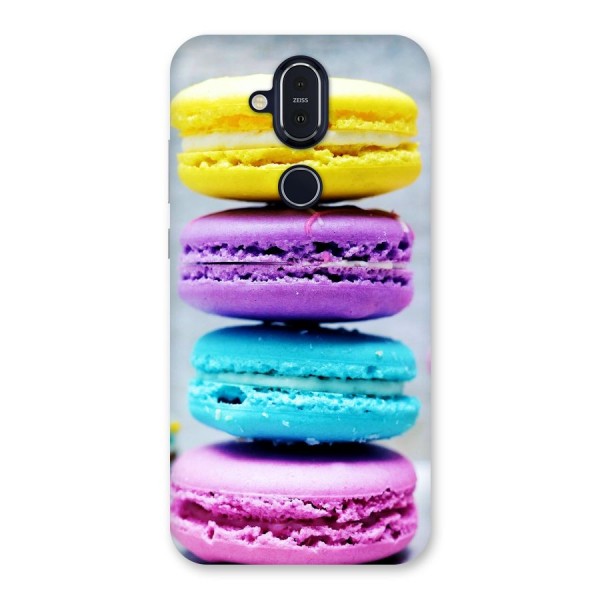 Colourful Whoopie Pies Back Case for Nokia 8.1