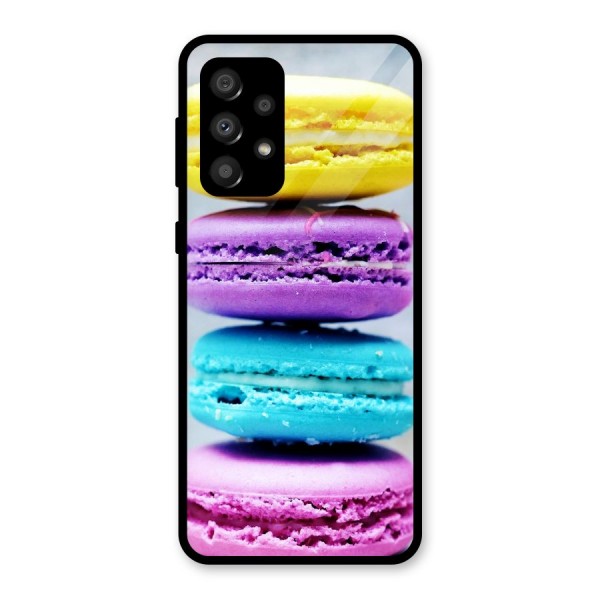 Colourful Whoopie Pies Glass Back Case for Galaxy A32