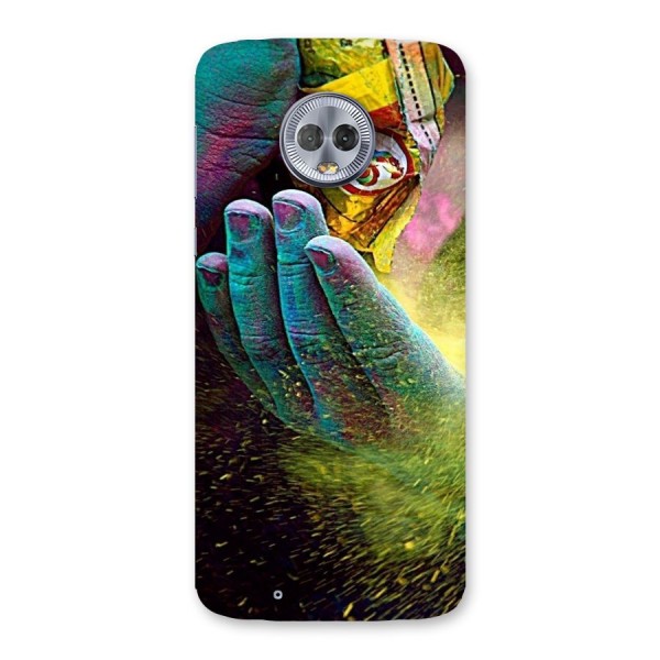 Colours Back Case for Moto G6