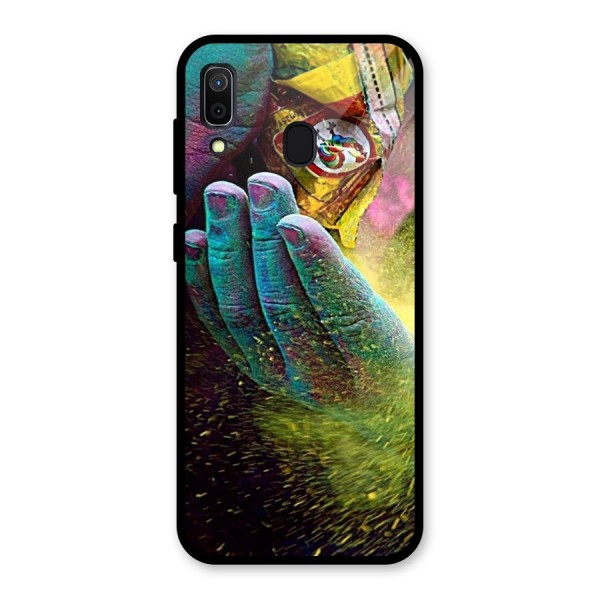 Colours Glass Back Case for Galaxy A30