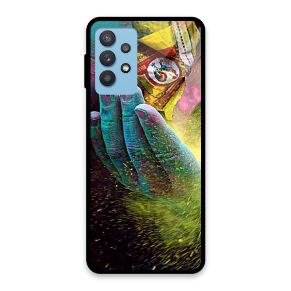 Colours Glass Back Case for Galaxy M32 5G