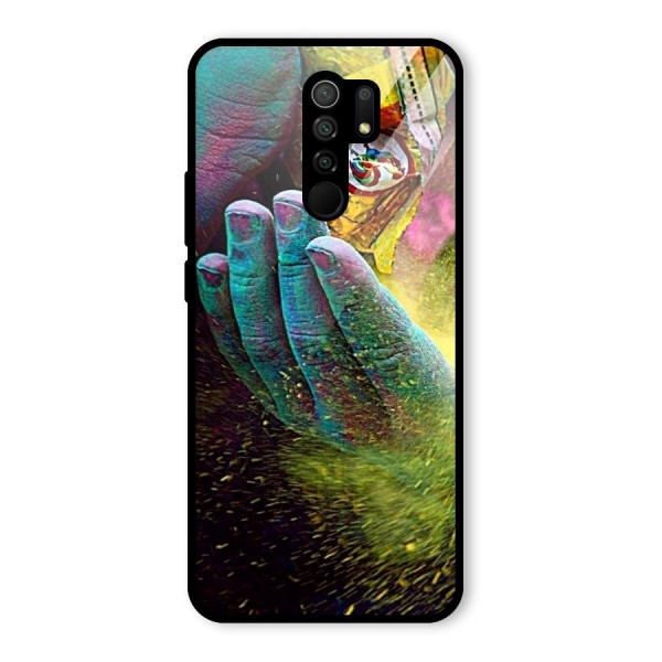 Colours Glass Back Case for Redmi 9 Prime