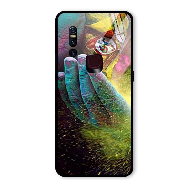 Colours Glass Back Case for Vivo V15