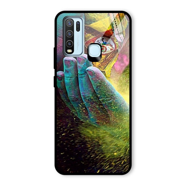 Colours Glass Back Case for Vivo Y30