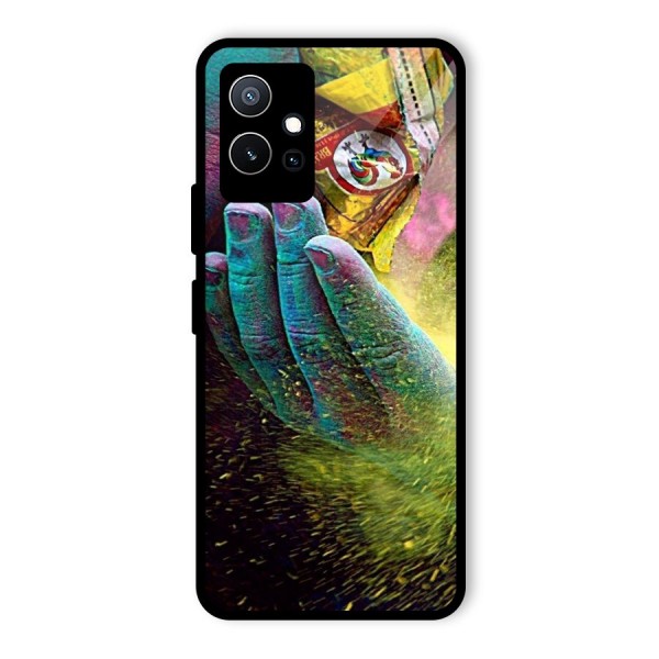 Colours Glass Back Case for Vivo iQOO Z6