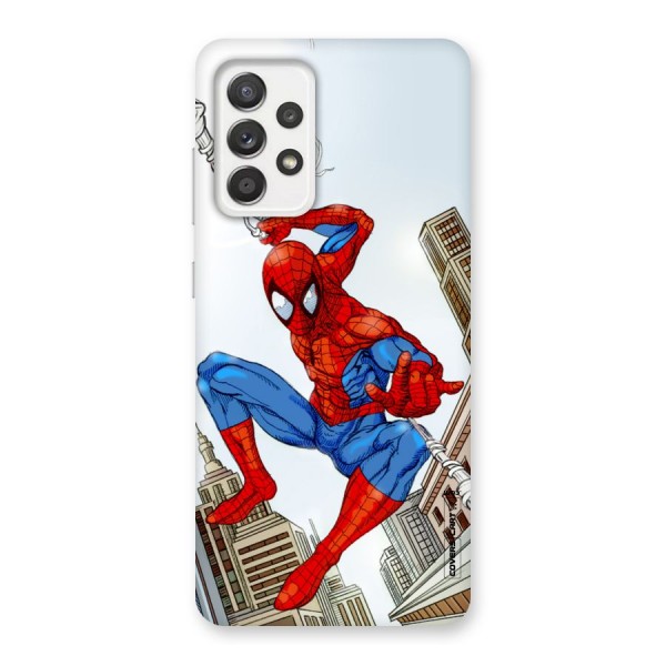 Comic Spider Man Back Case for Galaxy A52