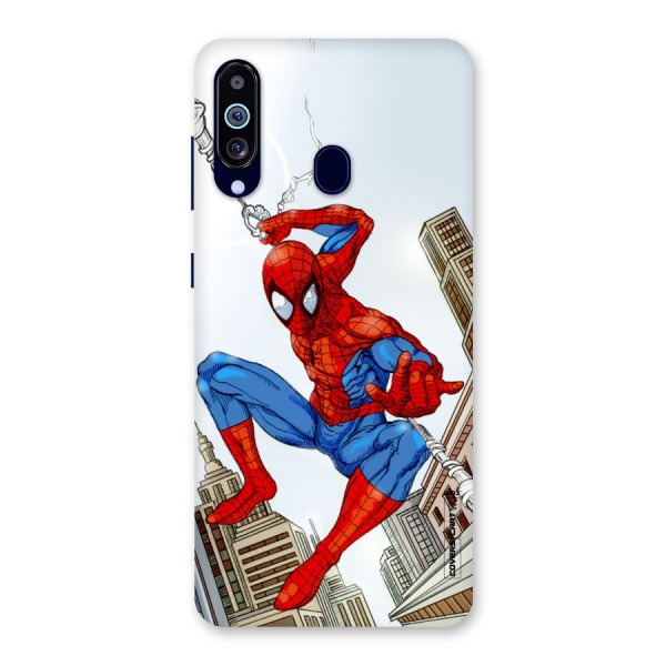 Comic Spider Man Back Case for Galaxy A60