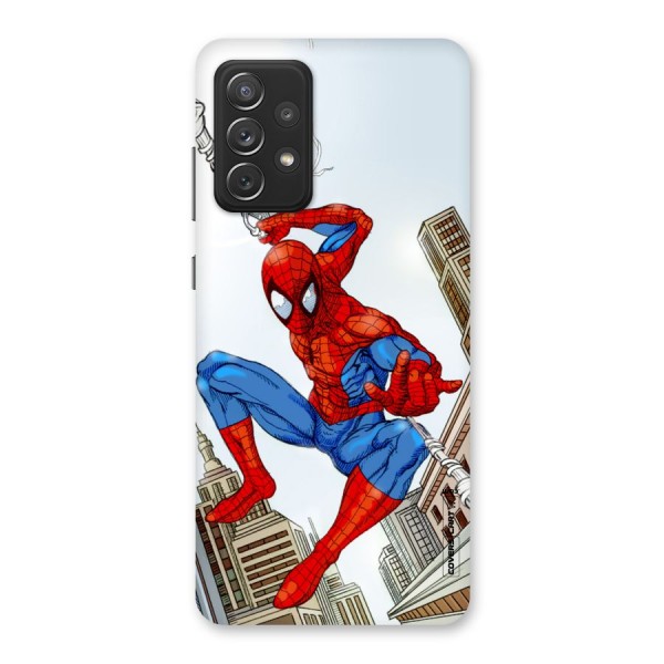 Comic Spider Man Back Case for Galaxy A72