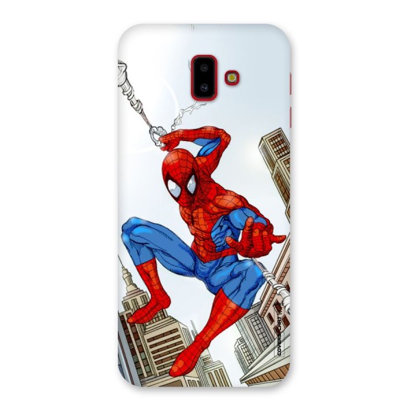 Comic Spider Man Back Case for Galaxy J6 Plus