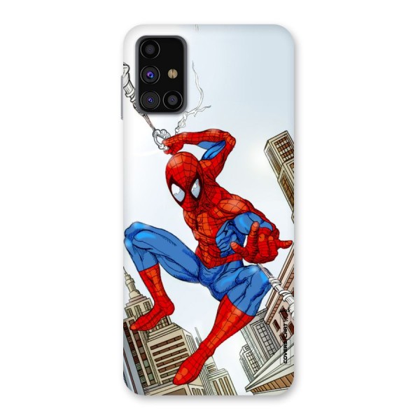 Comic Spider Man Back Case for Galaxy M31s