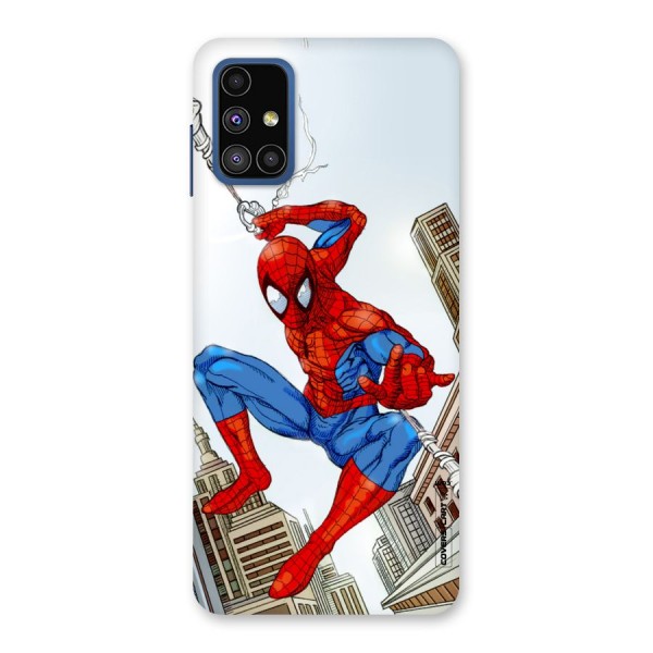 Comic Spider Man Back Case for Galaxy M51