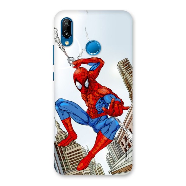 Comic Spider Man Back Case for Huawei P20 Lite