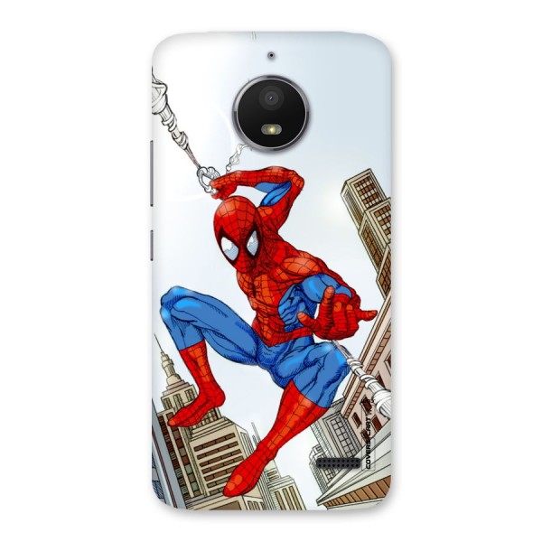 Comic Spider Man Back Case for Moto E4