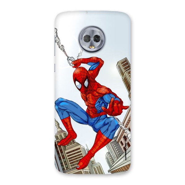 Comic Spider Man Back Case for Moto G6