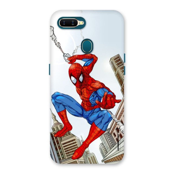 Comic Spider Man Back Case for Oppo A7