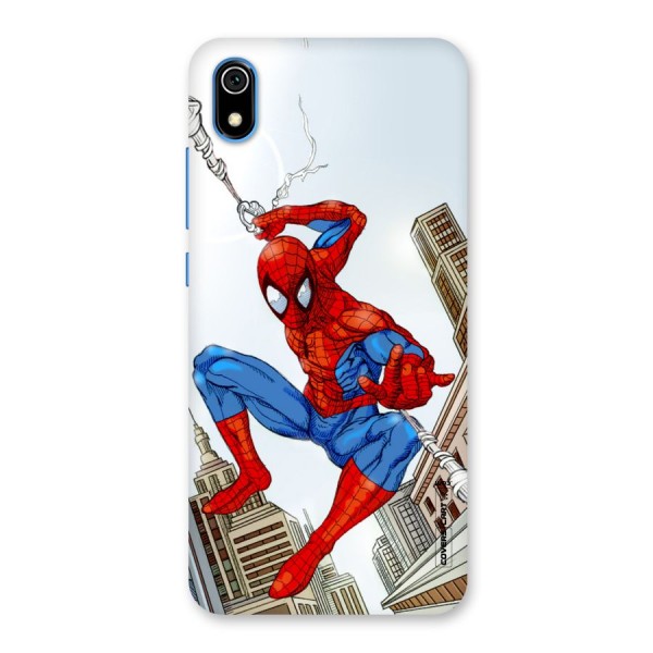 Comic Spider Man Back Case for Redmi 7A