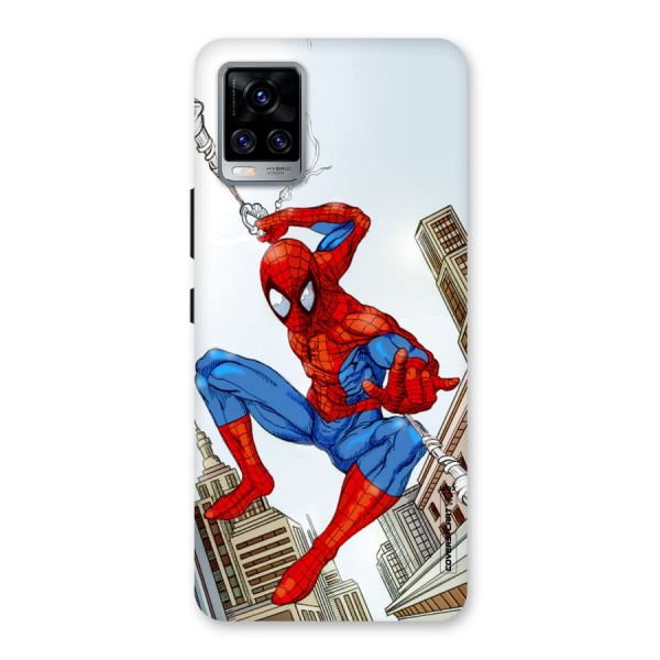 Comic Spider Man Back Case for Vivo V20 Pro