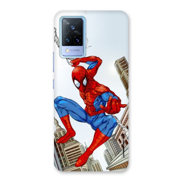 Comic Spider Man Back Case for Vivo V21 5G