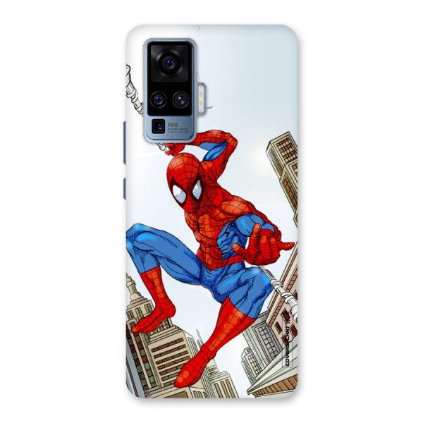 Comic Spider Man Back Case for Vivo X50 Pro