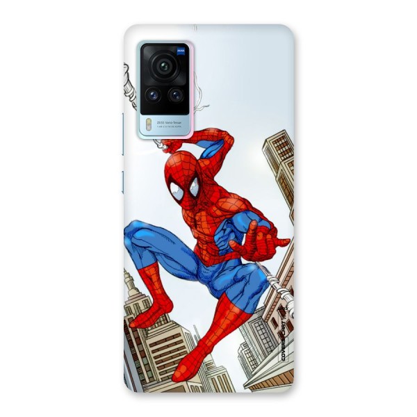 Comic Spider Man Back Case for Vivo X60 Pro