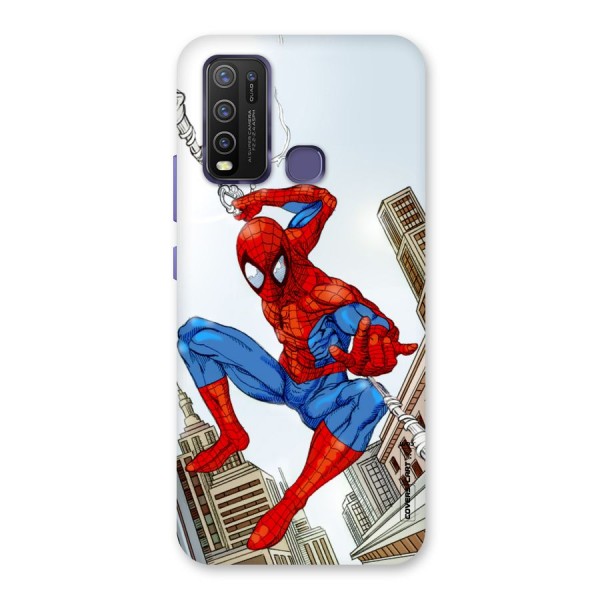 Comic Spider Man Back Case for Vivo Y30