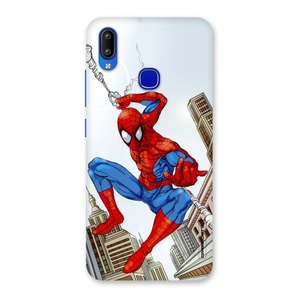 Comic Spider Man Back Case for Vivo Y91