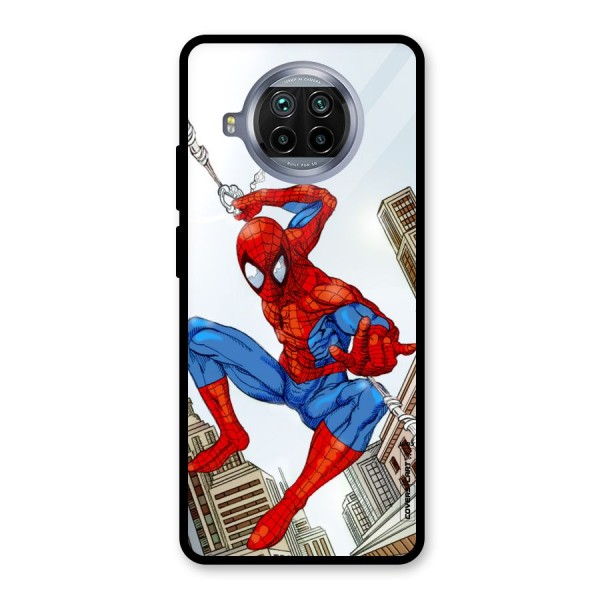 Comic Spider Man Glass Back Case for Mi 10i