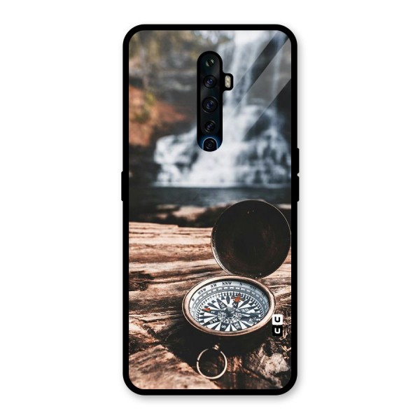 Compass Travel Glass Back Case for Oppo Reno2 Z