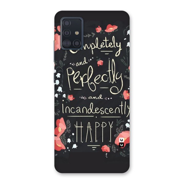 Completely Happy Back Case for Galaxy A51