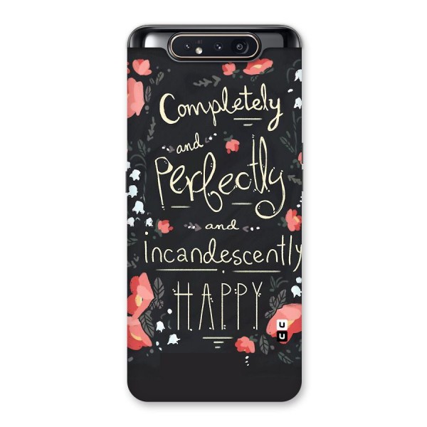 Completely Happy Back Case for Galaxy A80