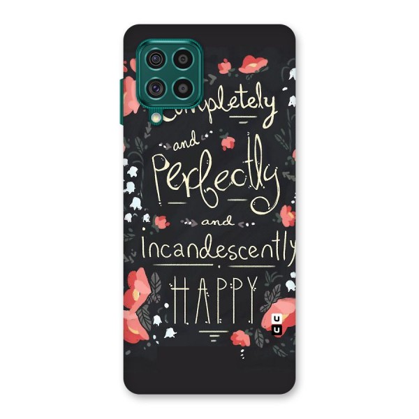 Completely Happy Back Case for Galaxy F62