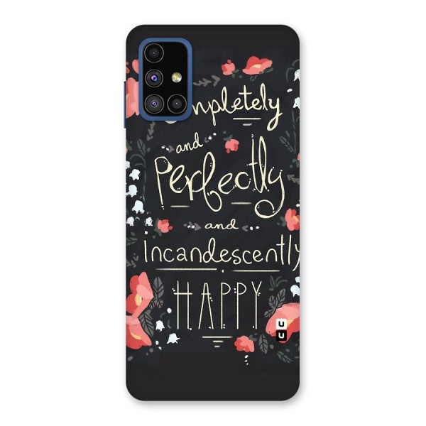 Completely Happy Back Case for Galaxy M51