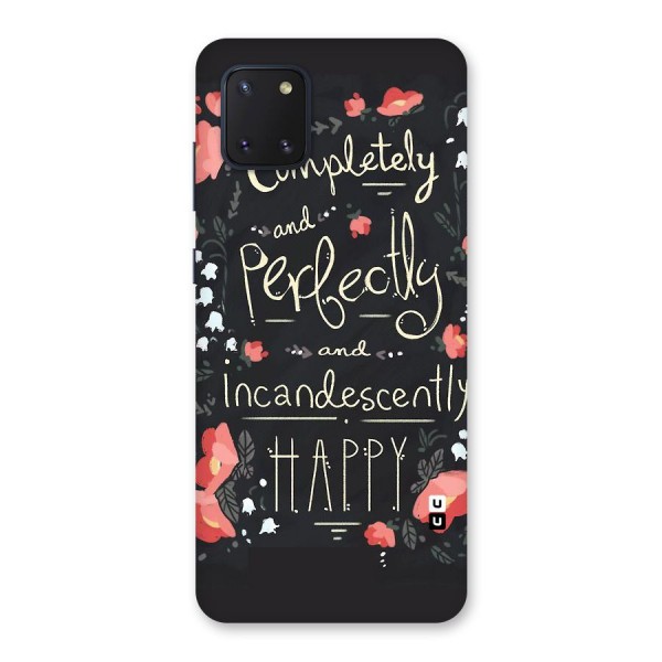 Completely Happy Back Case for Galaxy Note 10 Lite