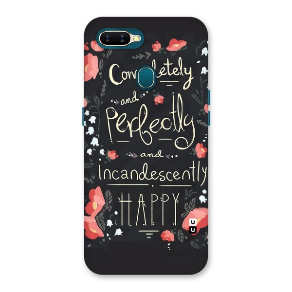 Completely Happy Back Case for Oppo A12