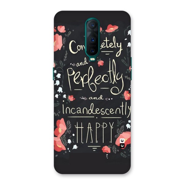 Completely Happy Back Case for Oppo R17 Pro