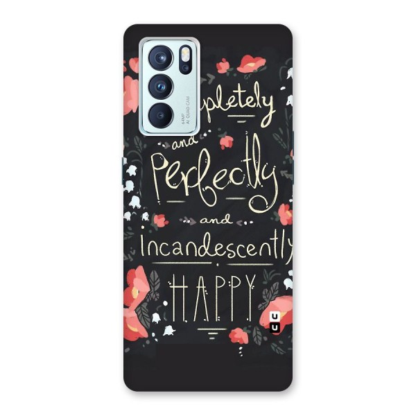 Completely Happy Back Case for Oppo Reno6 Pro 5G