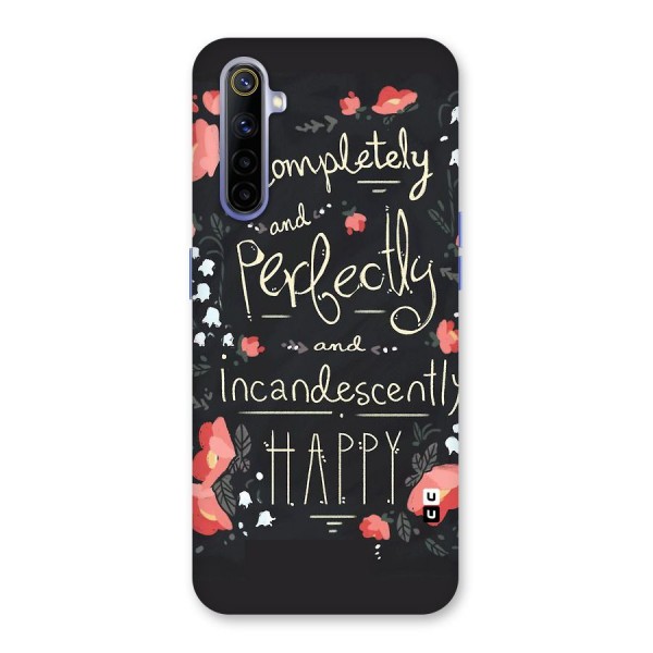 Completely Happy Back Case for Realme 6i