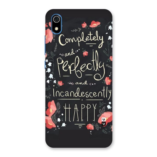 Completely Happy Back Case for Redmi 7A