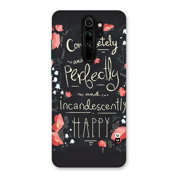 Completely Happy Back Case for Redmi Note 8 Pro