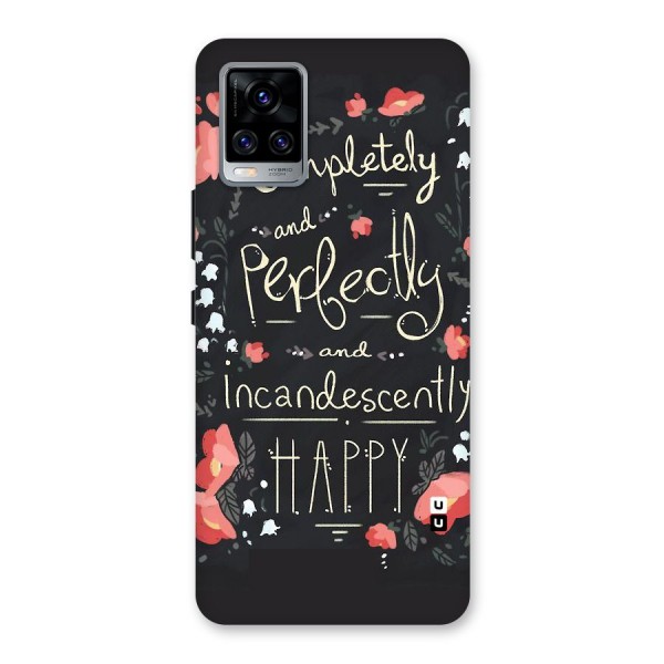 Completely Happy Back Case for Vivo V20 Pro